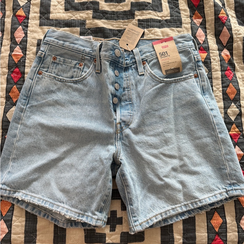 Levi's 501 Light Blue Denim Jeans